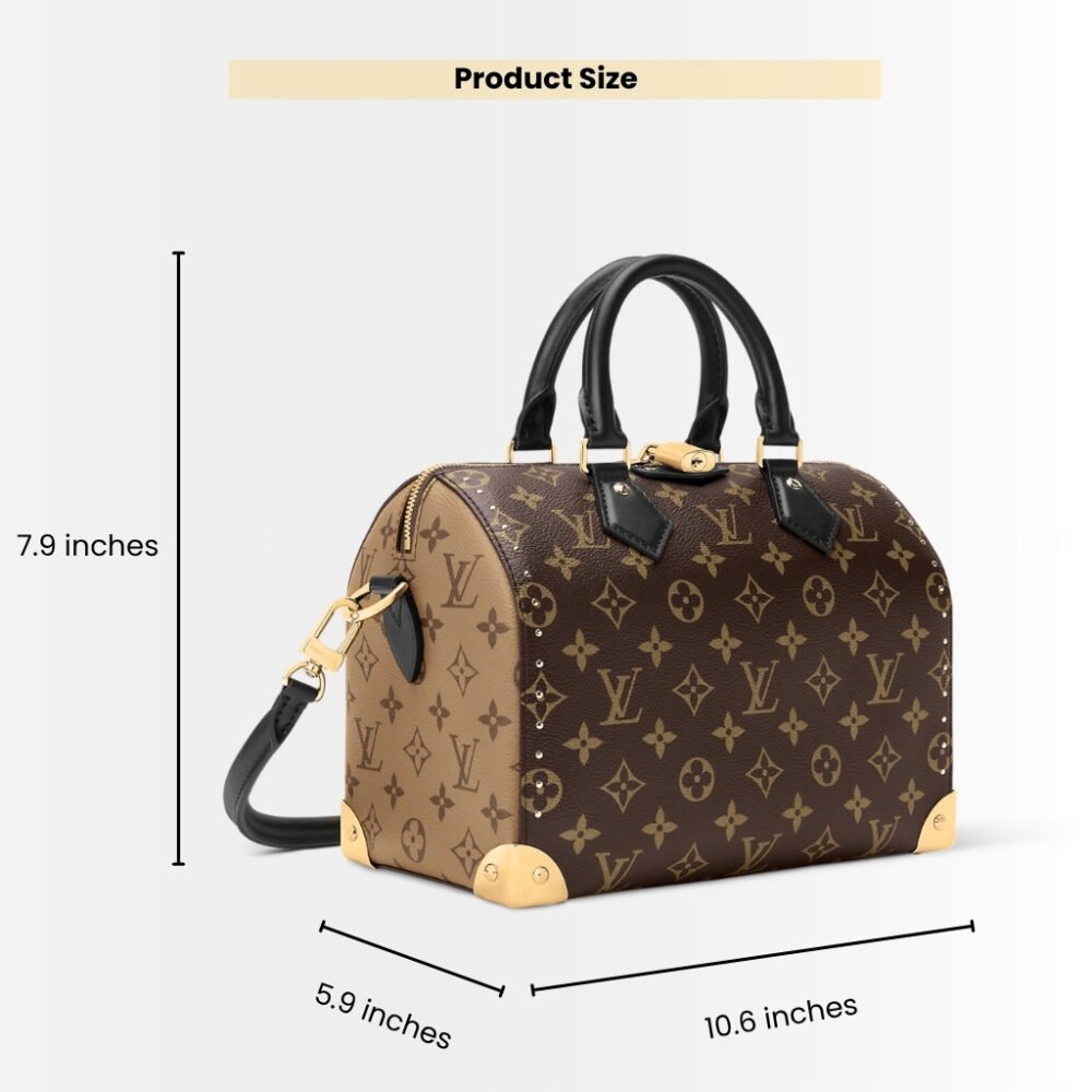 Louis Vuitton Speedy Trunk 25 Monogram Brown 27Cm M26181
