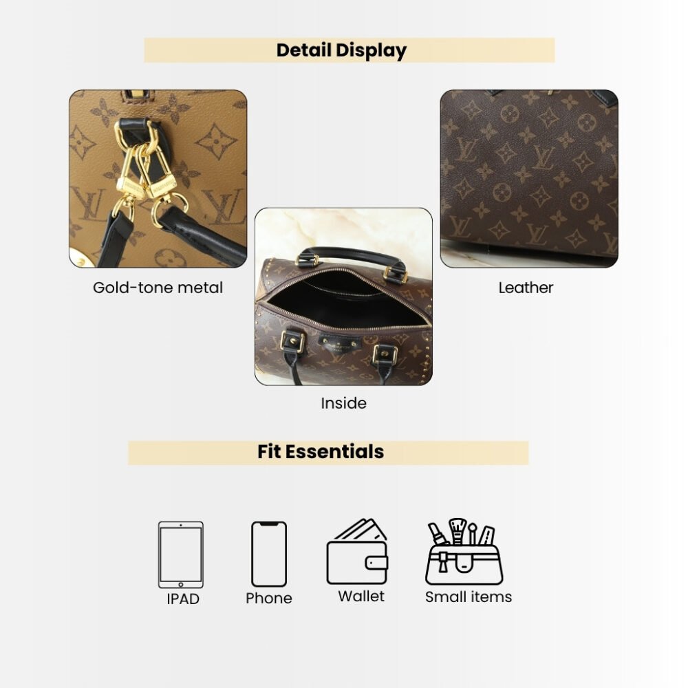 Louis Vuitton Speedy Trunk 25 Monogram Brown 27Cm M26181