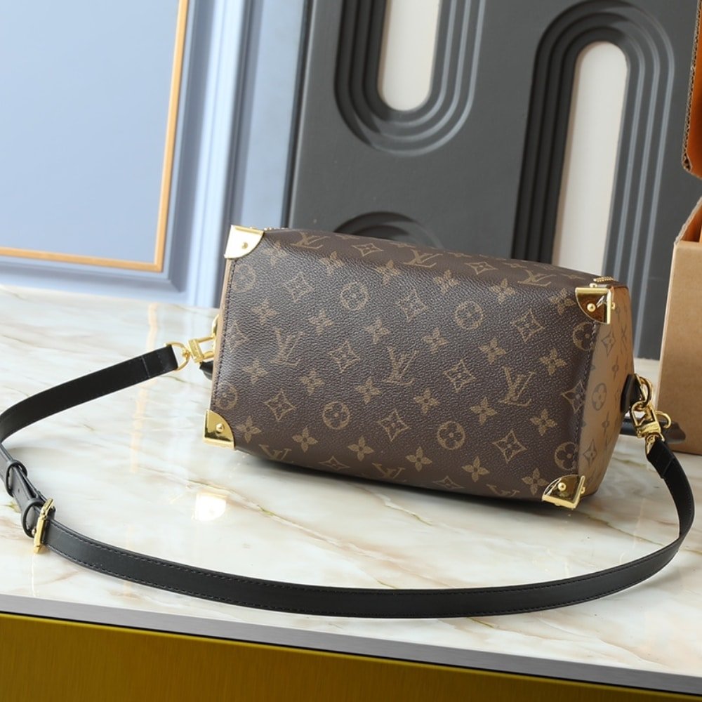 Louis Vuitton Speedy Trunk 25 Monogram Brown 27Cm M26181