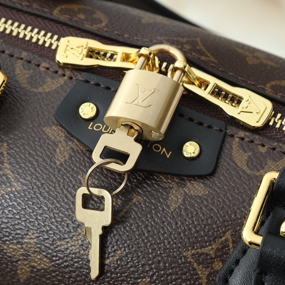 Louis Vuitton Speedy Trunk 25 Monogram Brown 27Cm M26181