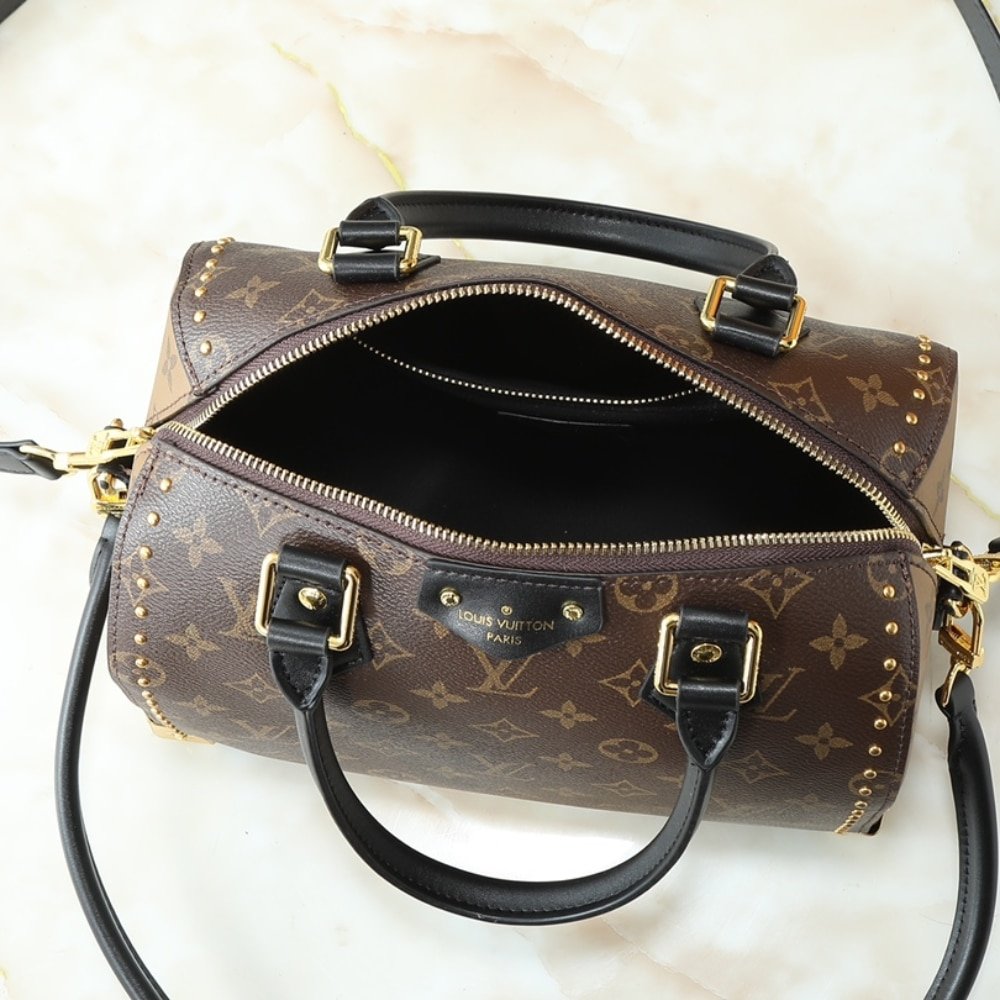 Louis Vuitton Speedy Trunk 25 Monogram Brown 27Cm M26181