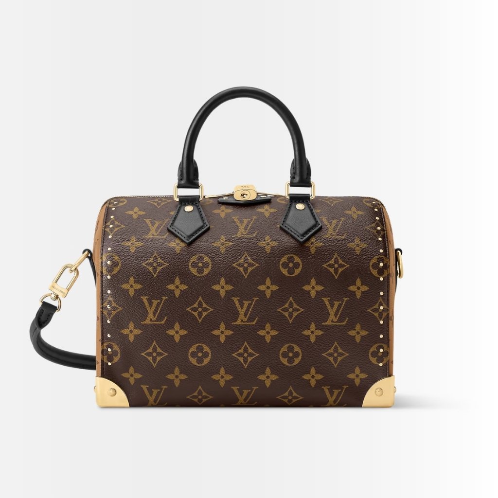 Louis Vuitton Speedy Trunk 25 Monogram Brown 27Cm M26181