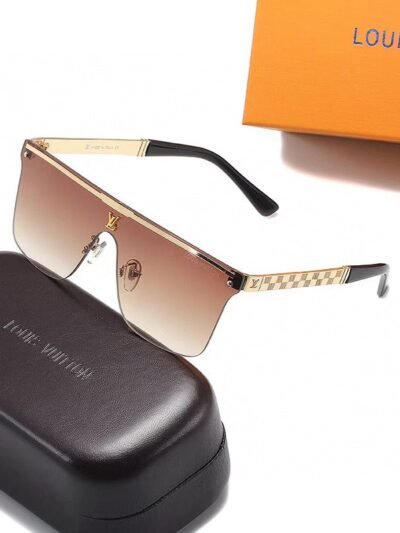 Louis Vuitton Sports Windproof Sunglasses Metal And Acetate Black