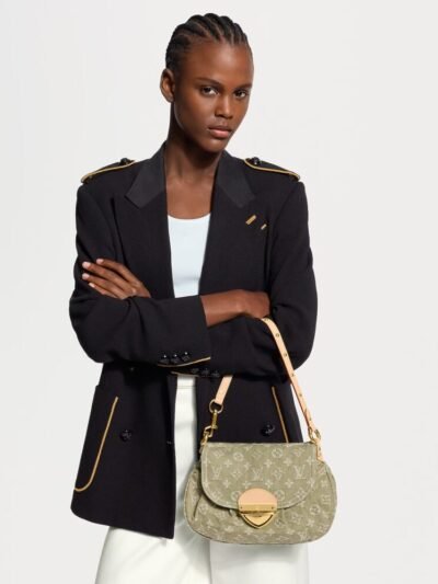 Louis Vuitton Sunset Monogram Denim Khaki 27Cm M27210