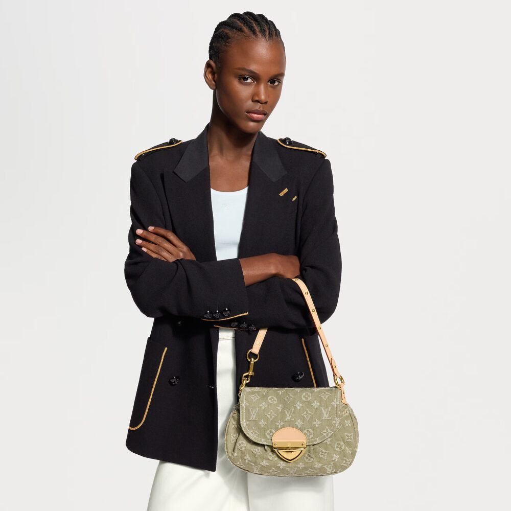 Louis Vuitton Sunset Monogram Denim Khaki 27Cm M27210