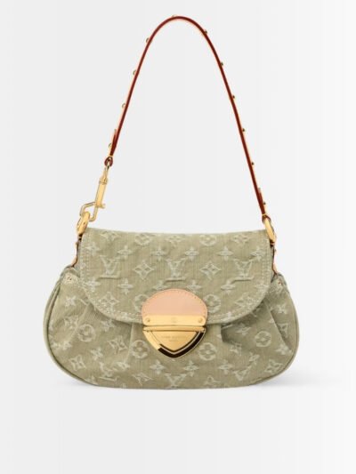 Louis Vuitton Sunset Monogram Denim Khaki 27Cm M27210