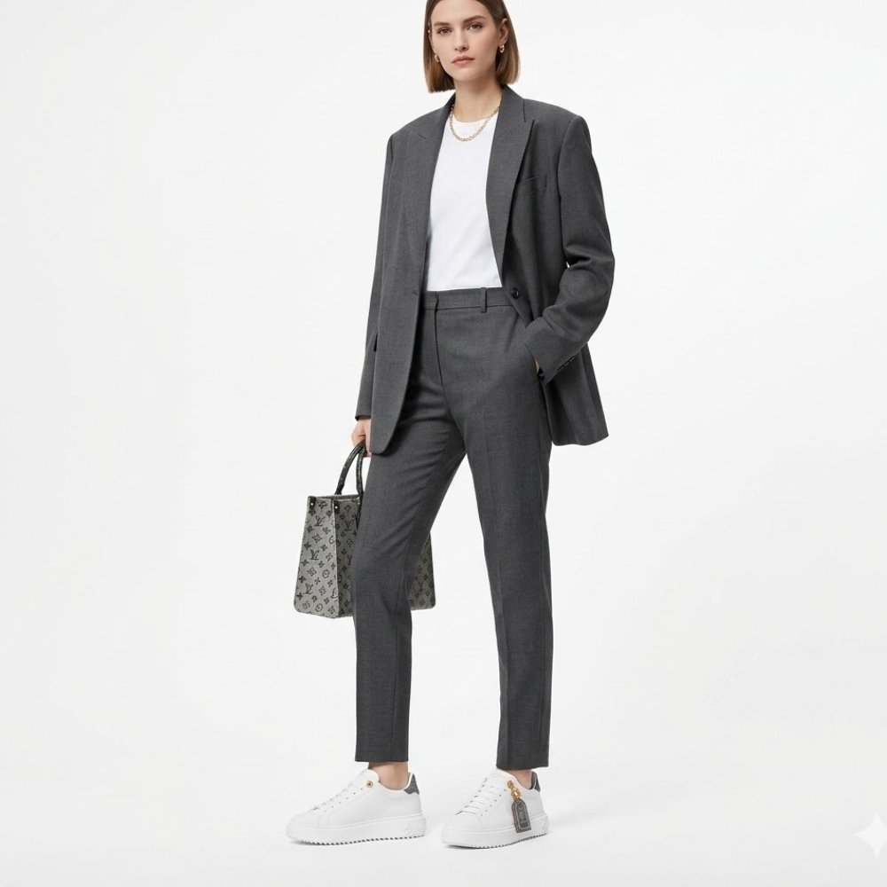 Louis Vuitton Time Out Sneaker Grey 1AGUY4