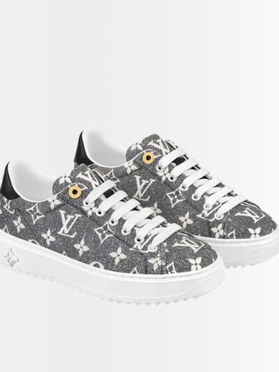 Louis Vuitton Time Out Sneaker Grey Denim 1AAW2S