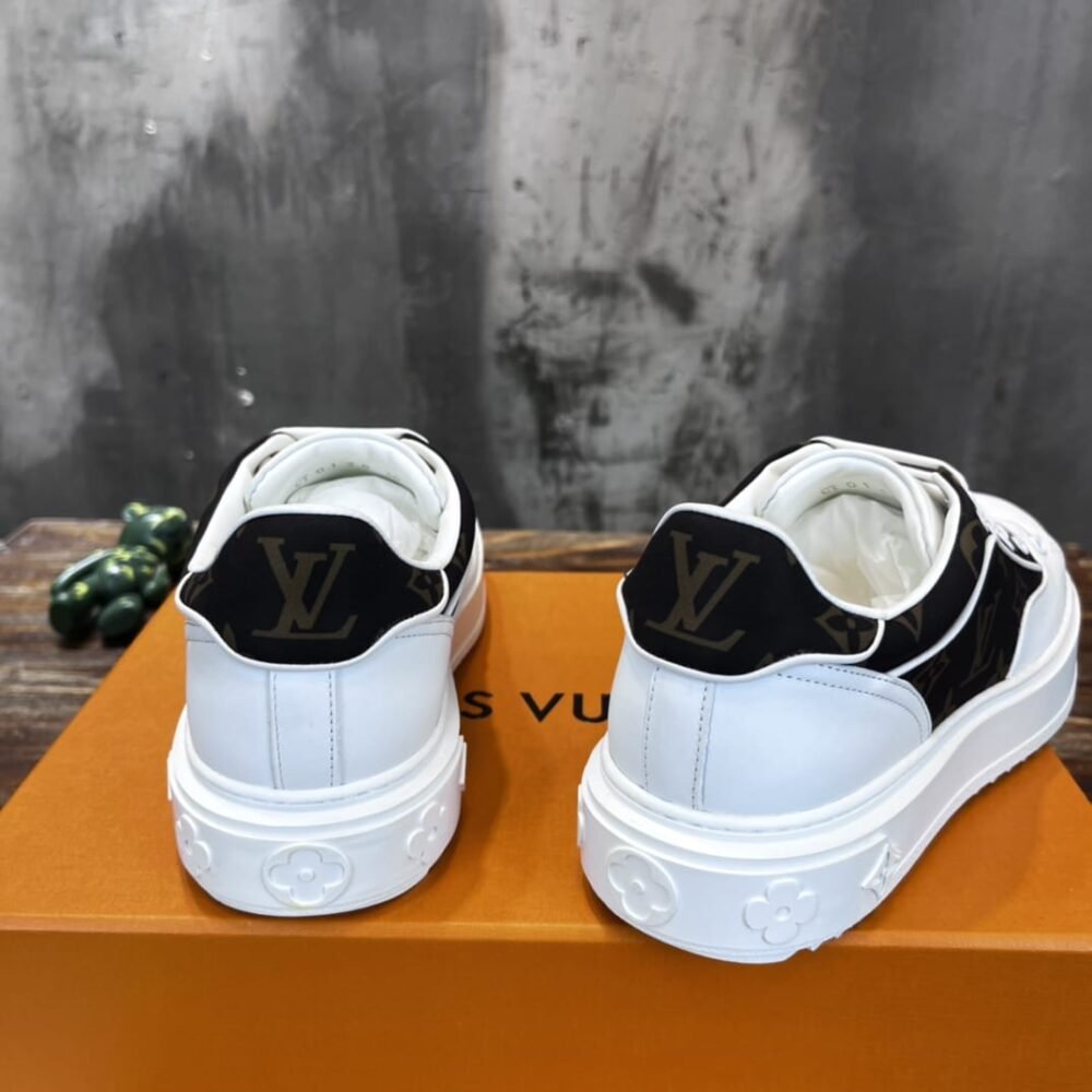 Louis Vuitton Time Out Sneaker Monogram Canvas White Brown 1AAP2X