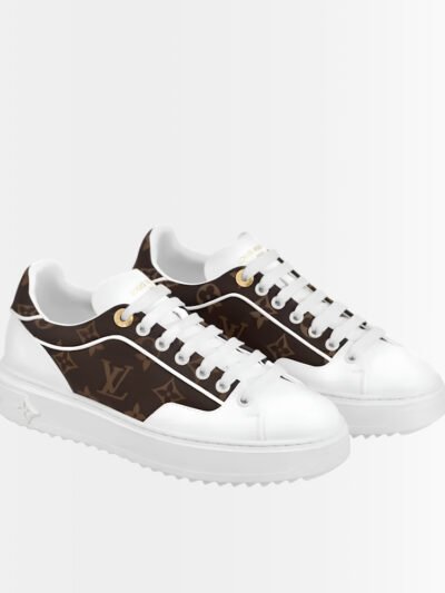 Louis Vuitton Time Out Sneaker Monogram Canvas White Brown 1AAP2X
