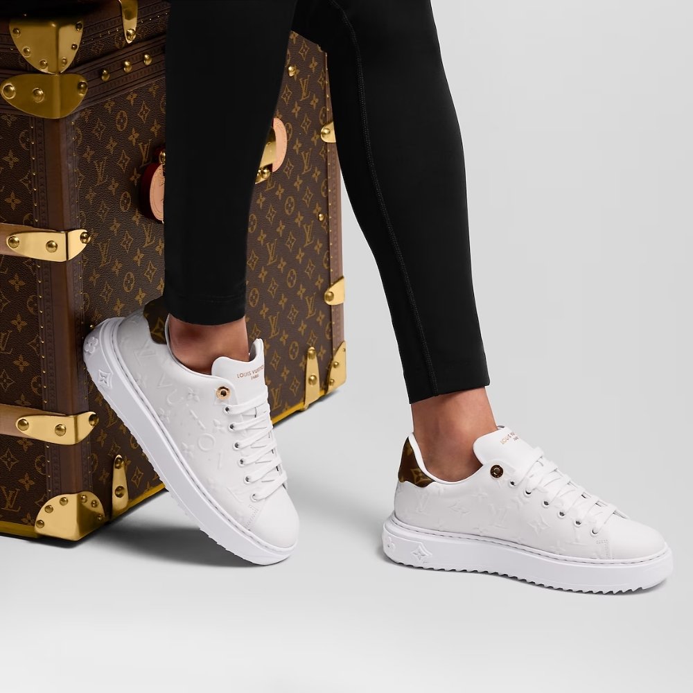 Louis Vuitton Time Out Sneaker Monogram White 1AAP6H
