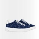 Louis Vuitton Time Out Trainers Blue Denim 1AC28U