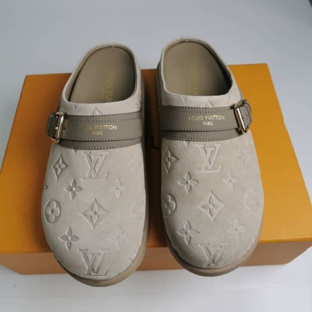 Louis Vuitton To Go Flat Comfort Clog Hazelnut Brown 1AHLVS