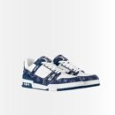 Louis Vuitton Trainer Sneakers Blue And White 1A9JGV