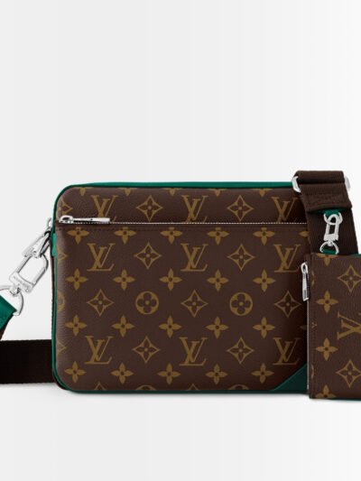 Louis Vuitton Trio Messenger Green 25cm M12766