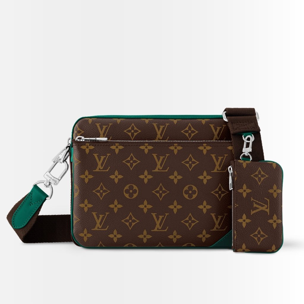 Louis Vuitton Trio Messenger Green 25cm M12766