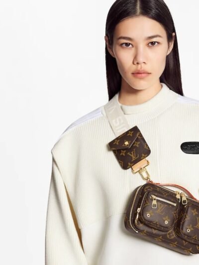 Louis Vuitton Utility Crossbody Monogram Brown 18Cm M80446