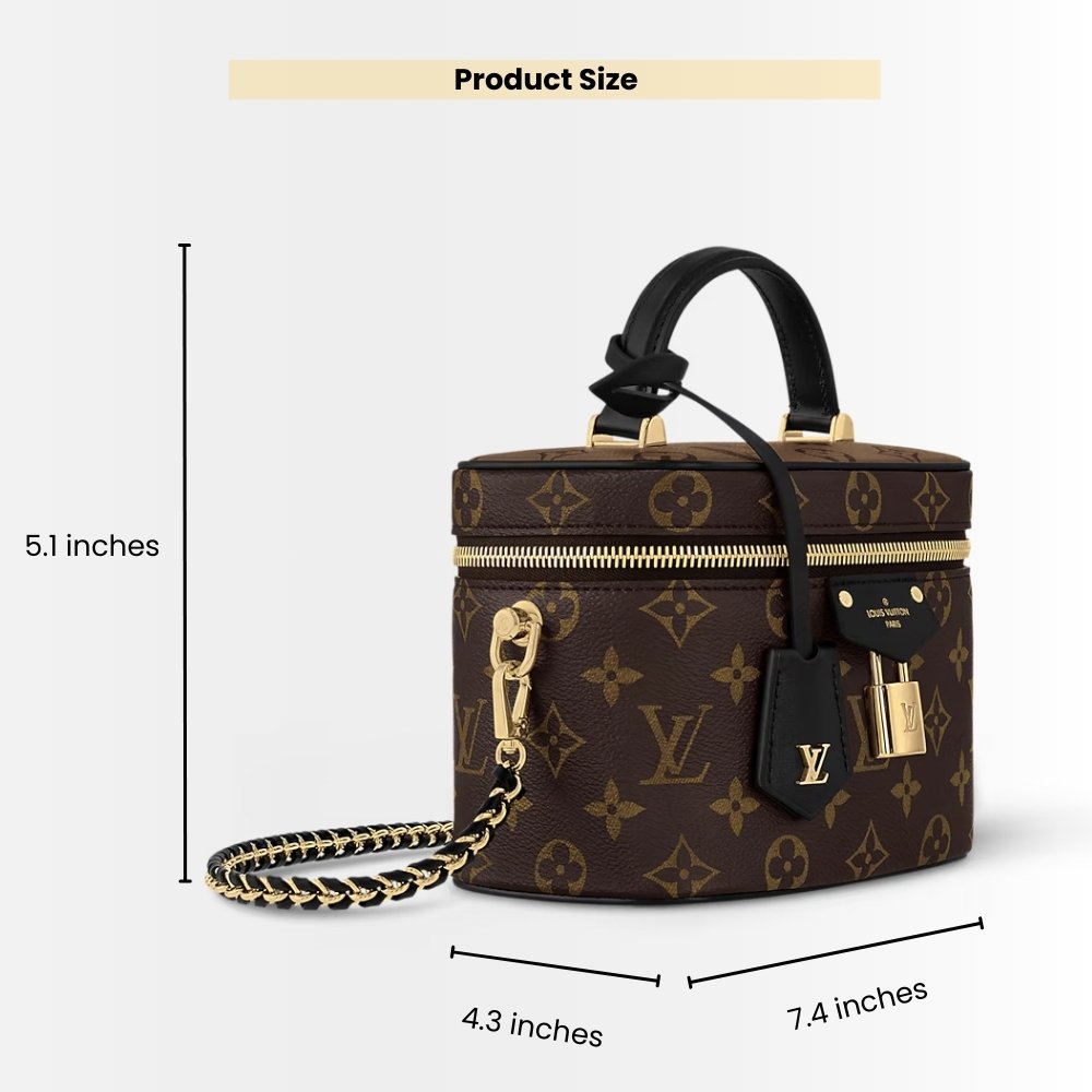 Louis Vuitton Vanity PM Monogram Brown 19Cm M47128