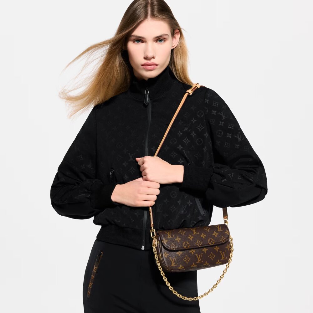 Louis Vuitton Wallet On Chain Ivy Bag Monogram Brown 22cm M81911
