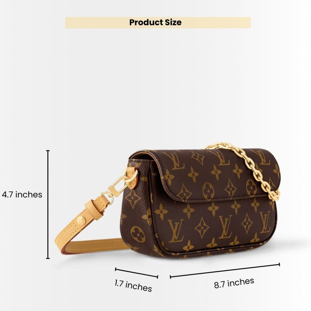 Louis Vuitton Wallet On Chain Ivy Bag Monogram Brown 22cm M81911