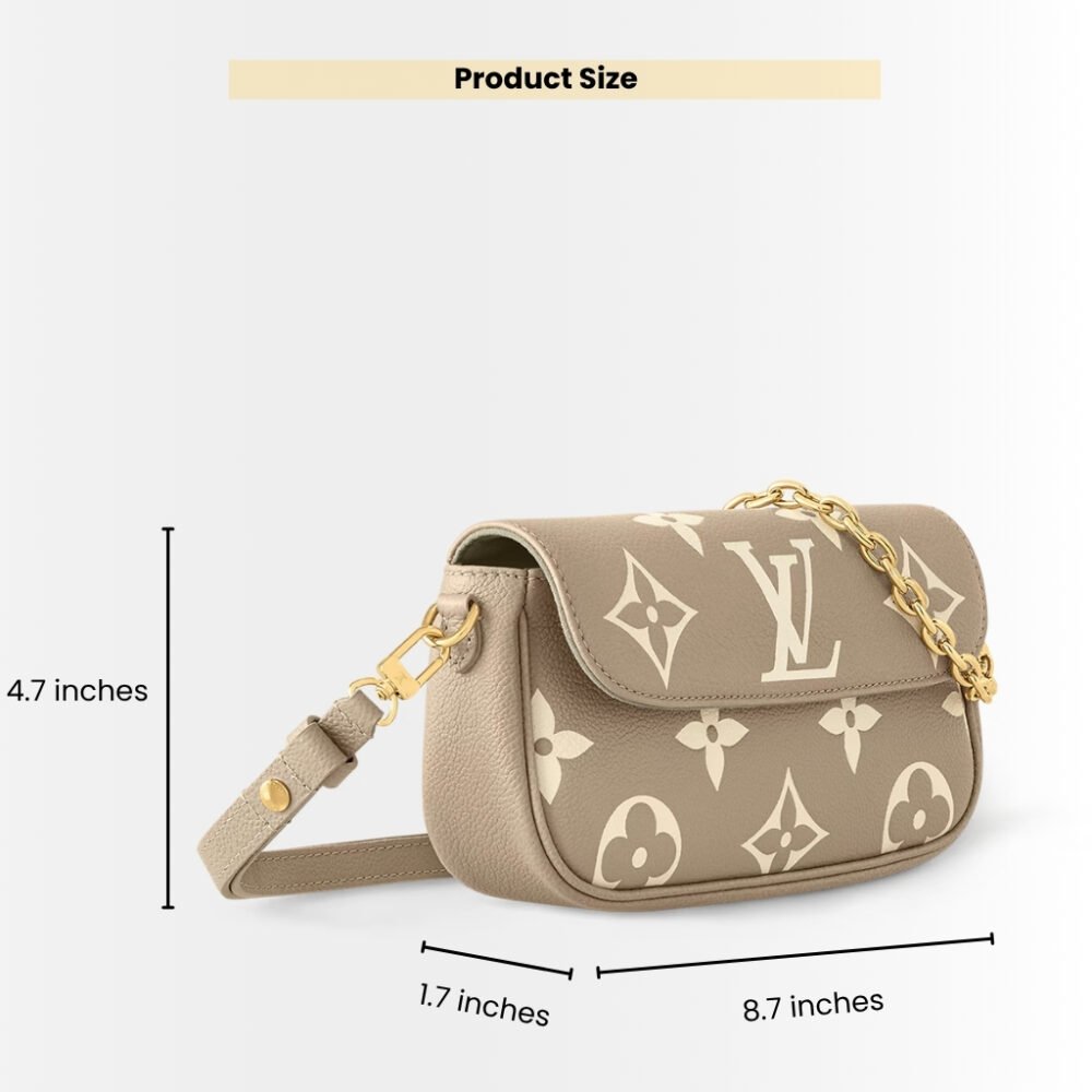Louis Vuitton Wallet On Chain Ivy Bag Tourterelle Beige 22cm M82211