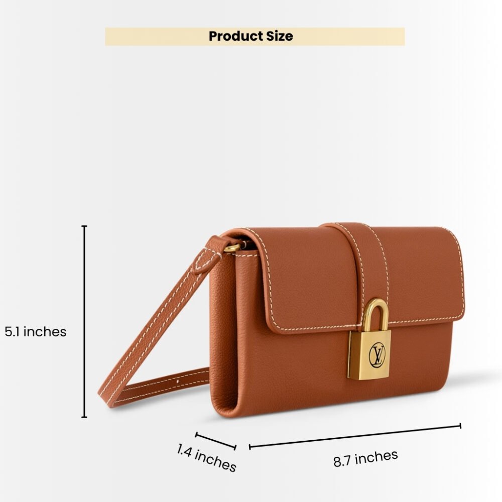 Louis Vuitton Wallet On Chain Low Key Cognac 22Cm M12147