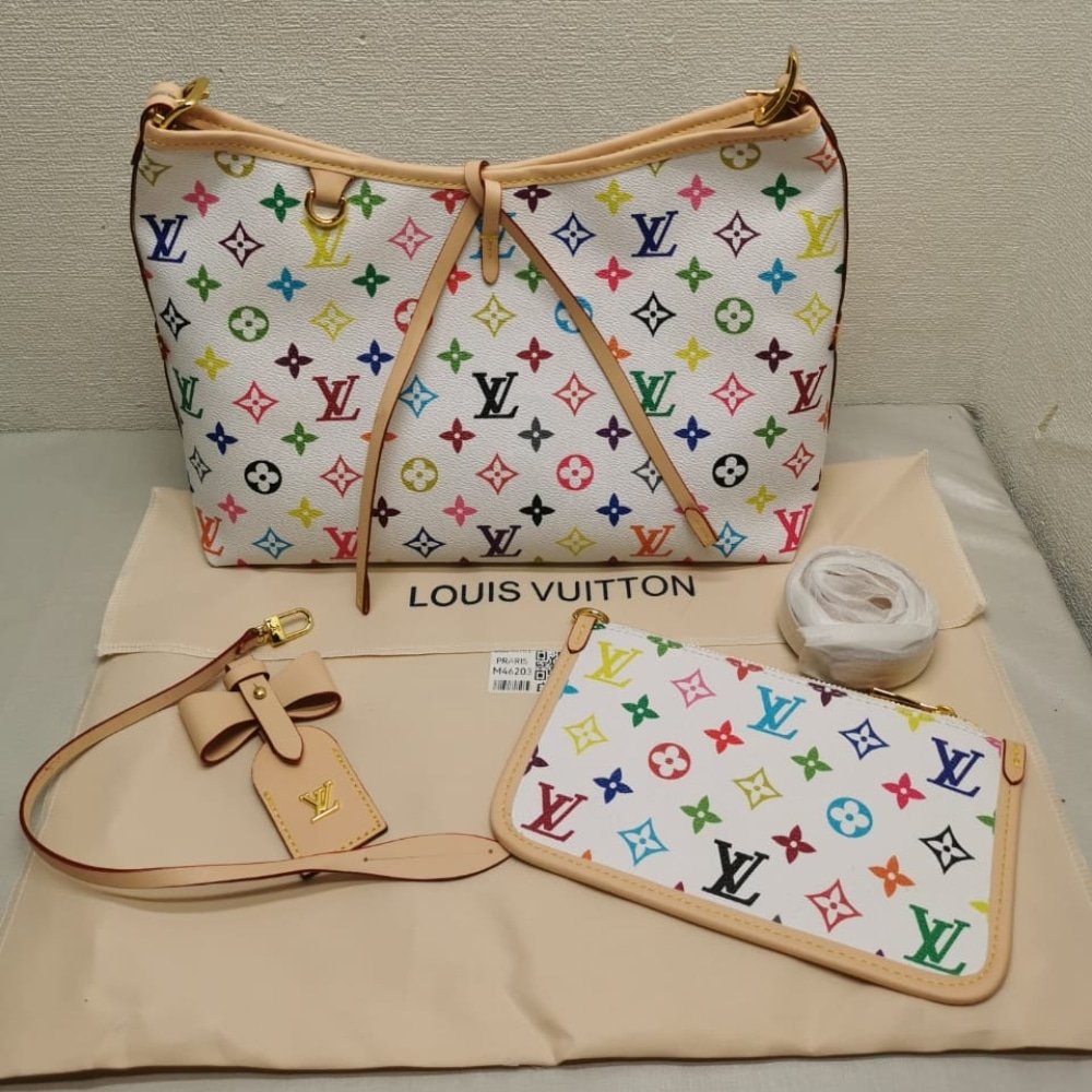 Louis Vuitton X Murakami CarryAll PM Multicolored 29Cm M13661