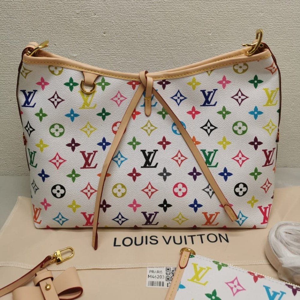 Louis Vuitton X Murakami CarryAll PM Multicolored 29Cm M13661