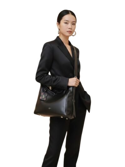Louis Vuitton X Murakami CarryAll Vibe PM Black 29Cm