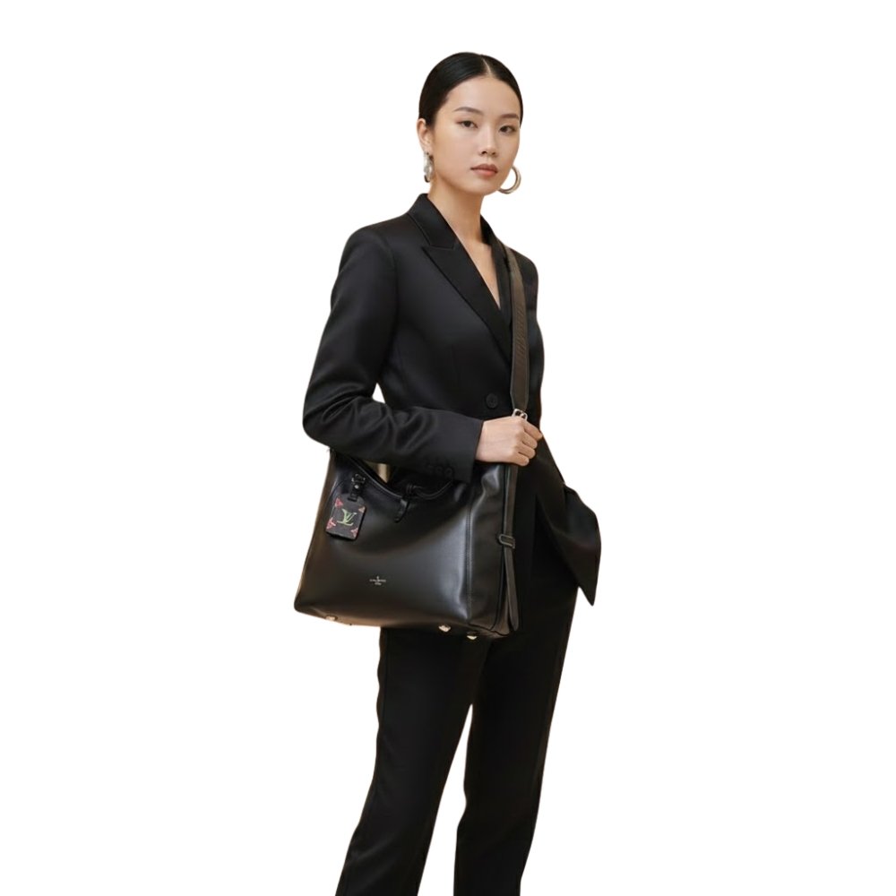 Louis Vuitton X Murakami CarryAll Vibe PM Black 29Cm