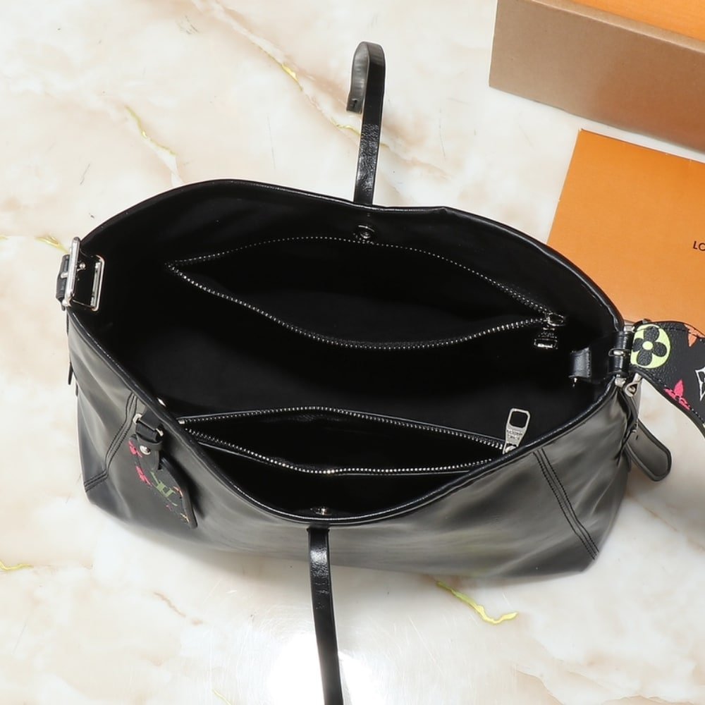 Louis Vuitton X Murakami CarryAll Vibe PM Black 29Cm