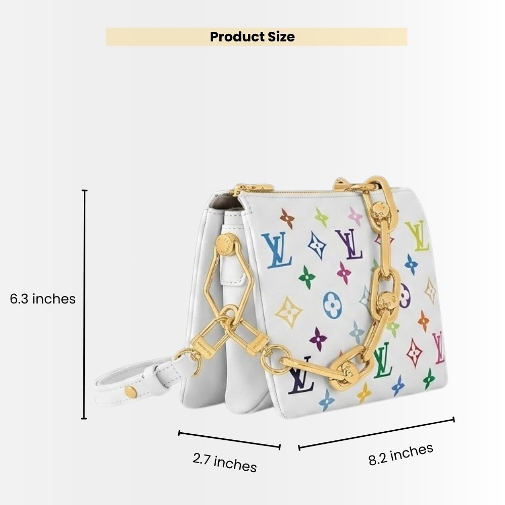 Louis Vuitton X Murakami Coussin BB Multicolored White 21Cm M13232