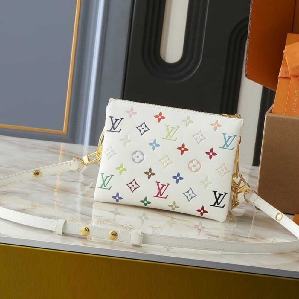 Louis Vuitton X Murakami Coussin BB Multicolored White 21Cm M13232