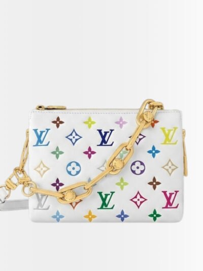 Louis Vuitton X Murakami Coussin BB Multicolored White 21Cm M13232
