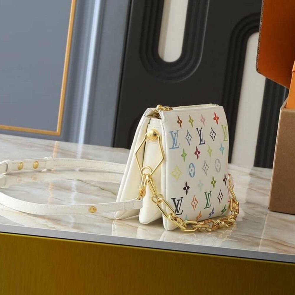 Louis Vuitton X Murakami Coussin BB Multicolored White 21Cm M13232