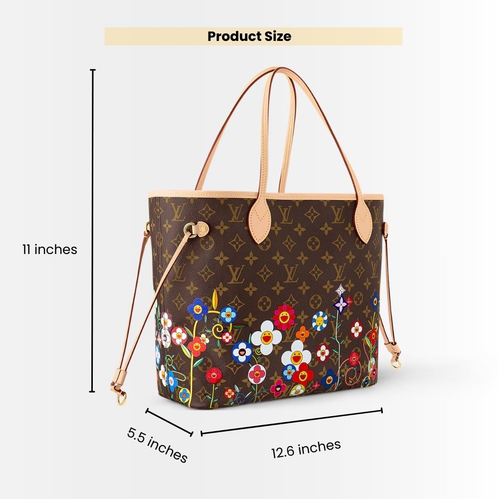 Louis Vuitton X Murakami Neverfull MM Superflat Brown 32Cm M13271