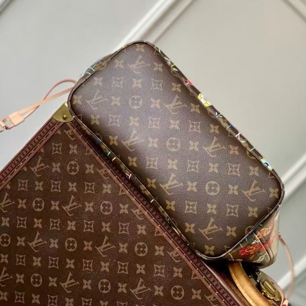 Louis Vuitton X Murakami Neverfull MM Superflat Brown 32Cm M13271