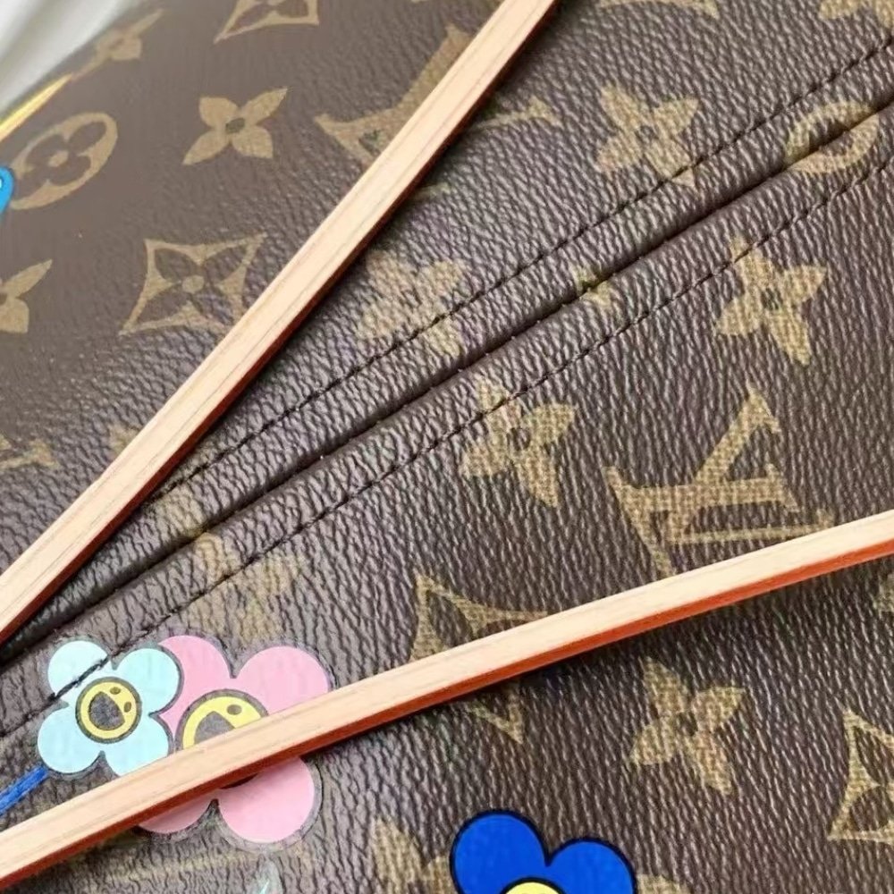 Louis Vuitton X Murakami Neverfull MM Superflat Brown 32Cm M13271