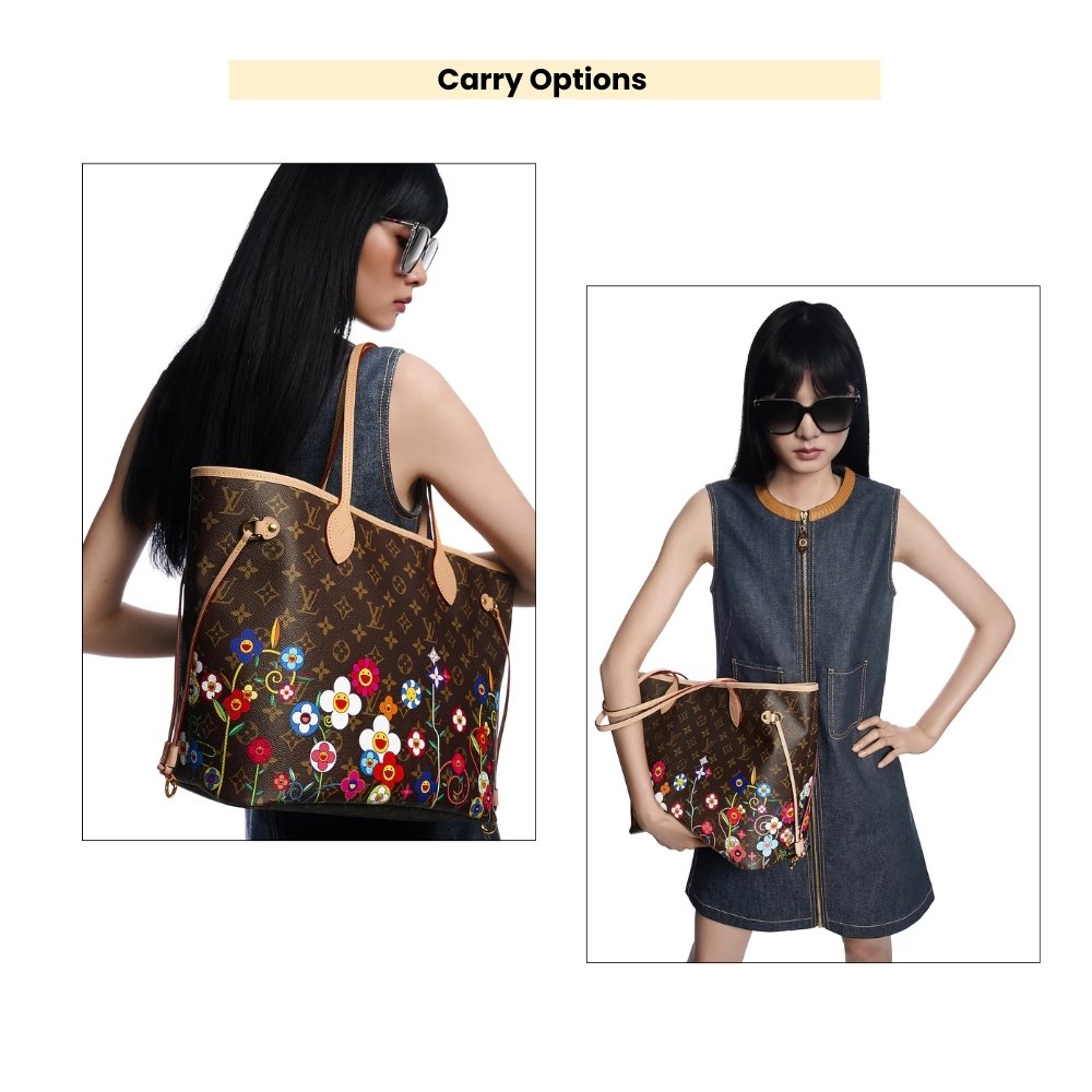 Louis Vuitton X Murakami Neverfull MM Superflat Brown 32Cm M13271