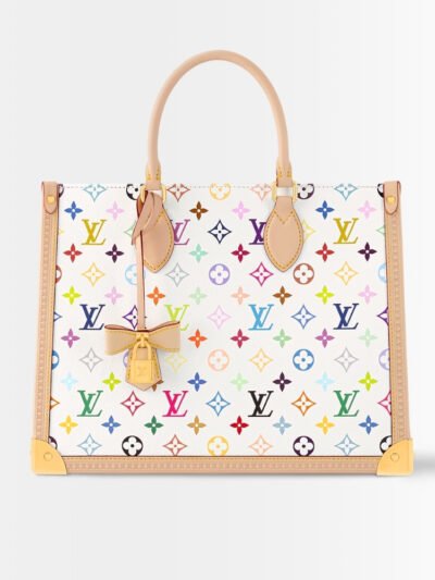 Louis Vuitton x Murakami Onthego MM Multicolored White 35cm M13079