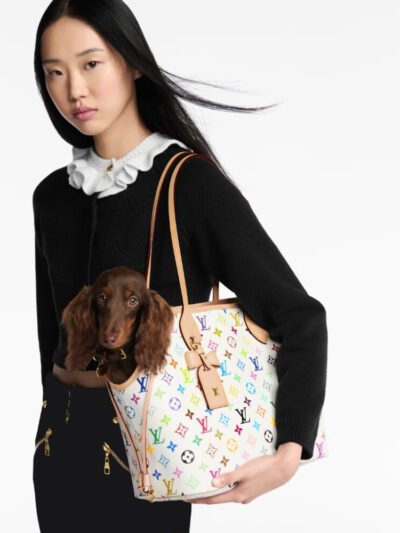 Louis Vuitton X Takashi Murakami Neverwoof Multicolor White 31Cm M27839