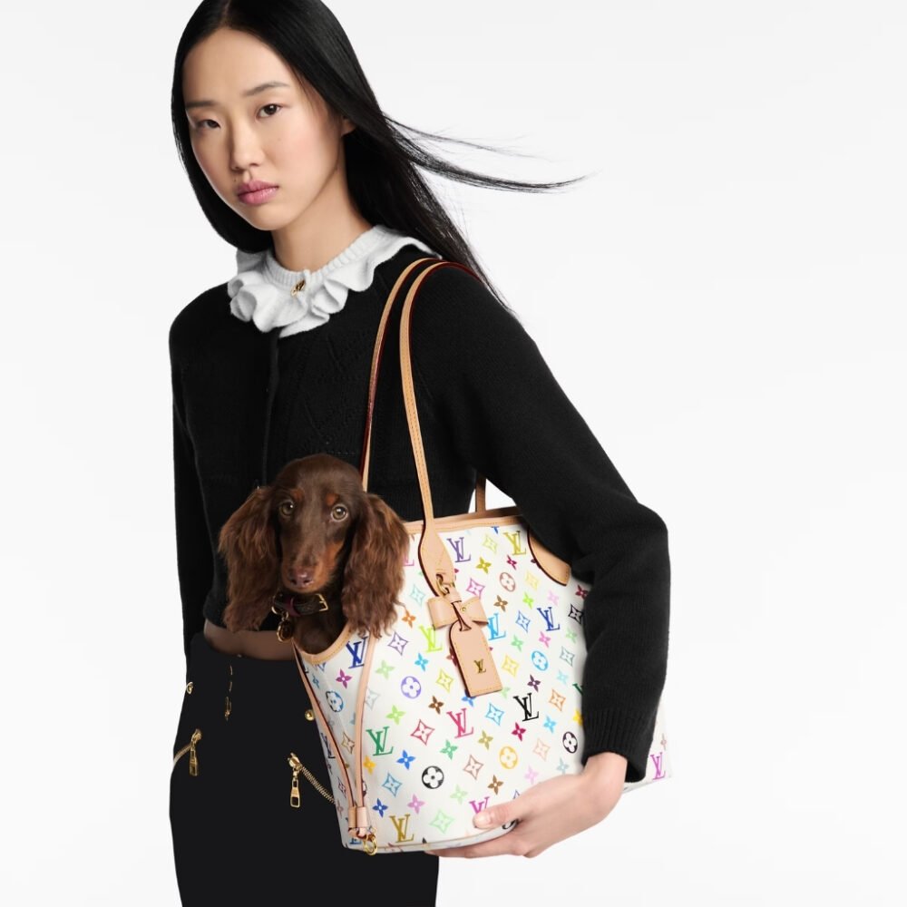 Louis Vuitton X Takashi Murakami Neverwoof Multicolor White 31Cm M27839