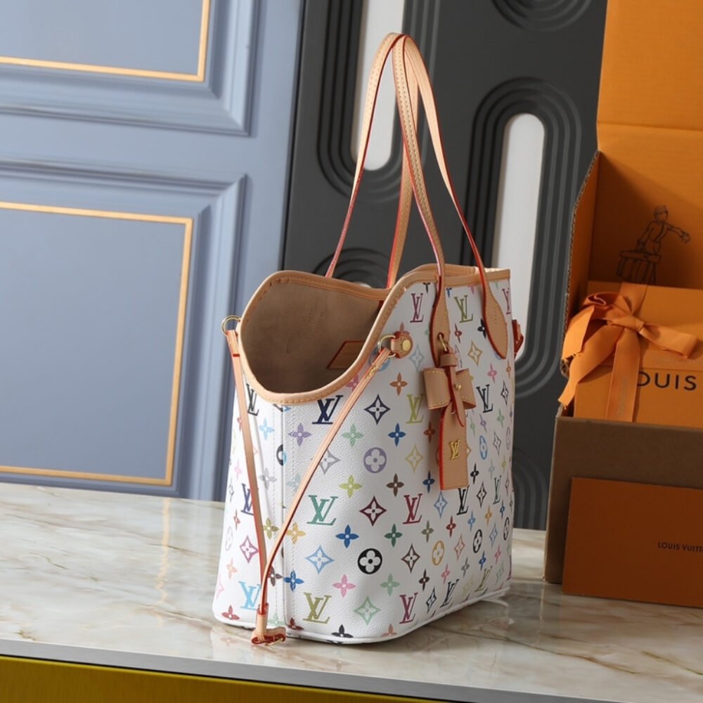 Louis Vuitton X Takashi Murakami Neverwoof Multicolor White 31Cm M27839