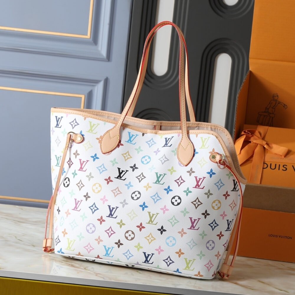 Louis Vuitton X Takashi Murakami Neverwoof Multicolor White 31Cm M27839