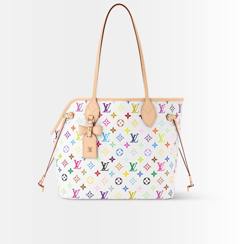 Louis Vuitton X Takashi Murakami Neverwoof Multicolor White 31Cm M27839