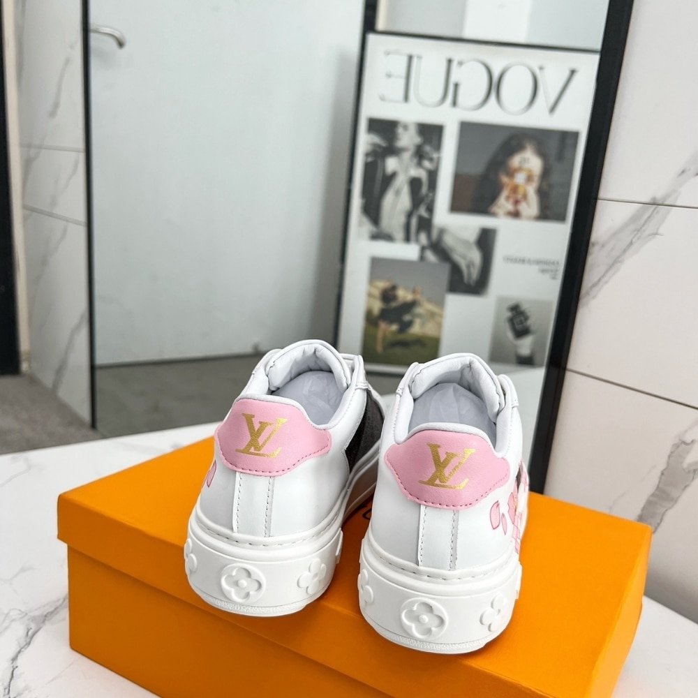 Louis Vuitton x Takashi Murakami Timeout Sneaker Cherry Blossom White 1AGWOL