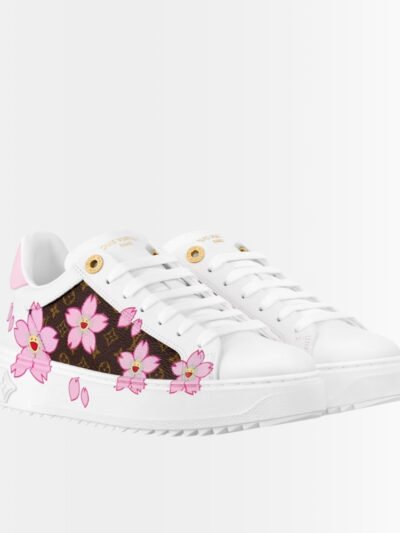 Louis Vuitton x Takashi Murakami Timeout Sneaker Cherry Blossom White 1AGWOL
