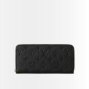Louis Vuitton Zippy Wallet Monogram Empreinte Black 19cm M61864