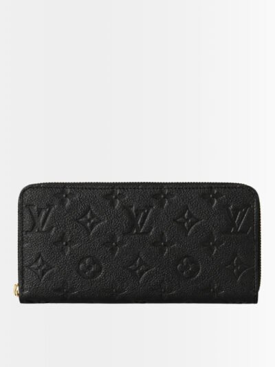 Louis Vuitton Zippy Wallet Monogram Empreinte Black 19cm M61864