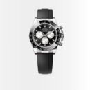 Rolex Cosmograph Daytona 40mm Silver With Black Strap 116519LN 0025